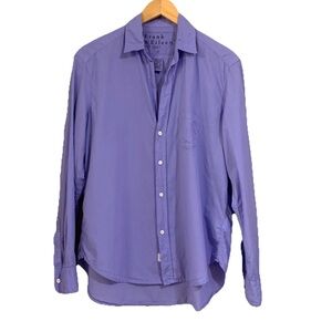 Frank & Eileen Eileen Relaxed Fit Button-Up Shirt Light Lavender Purple Size S